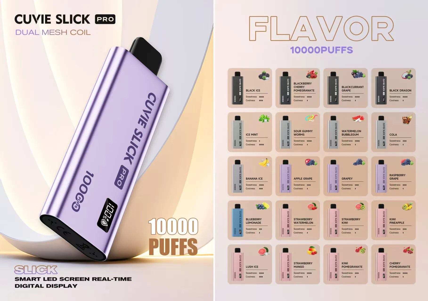 HQD Cuvie Slick Pro Review: The Ultimate Guide to 10,000 Puffs - Nicotine Levels & Flavours for 2025