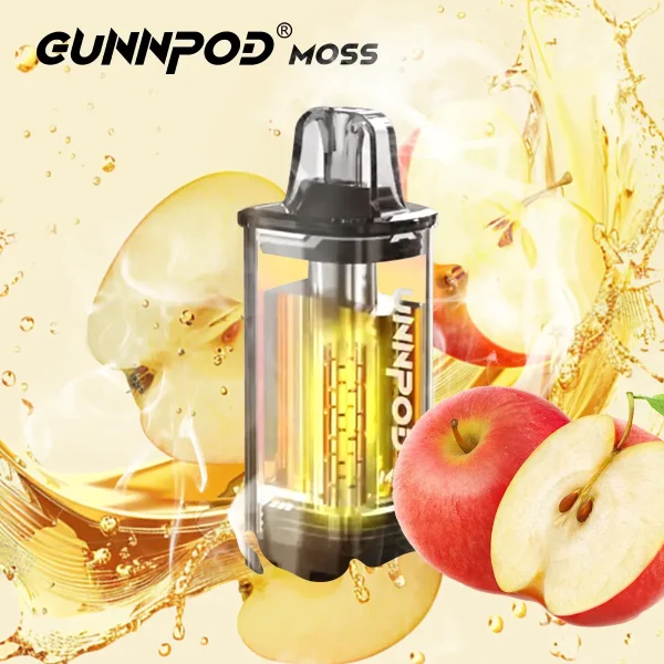 Apple Bomb Gunnpod Moss 8000 Puffs – Explosive Flavor from Leading Vape Shop Online