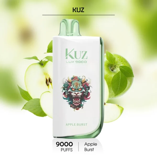 KUZ Vape - Apple Burst KUZ LUX 9000 Puffs