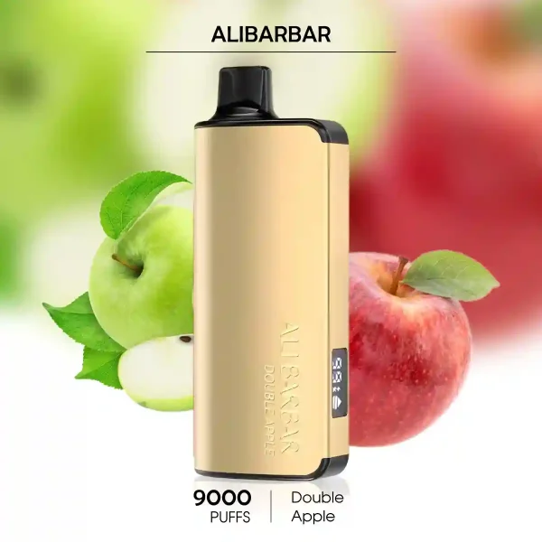 Shop Double Apple Alibarbar Ingot 9000 Puffs – Best-Selling Vape Australia