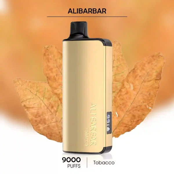 Tobacco Alibarbar Ingot 9000 Puffs - Premium Disposable Vape for Classic Taste Lovers