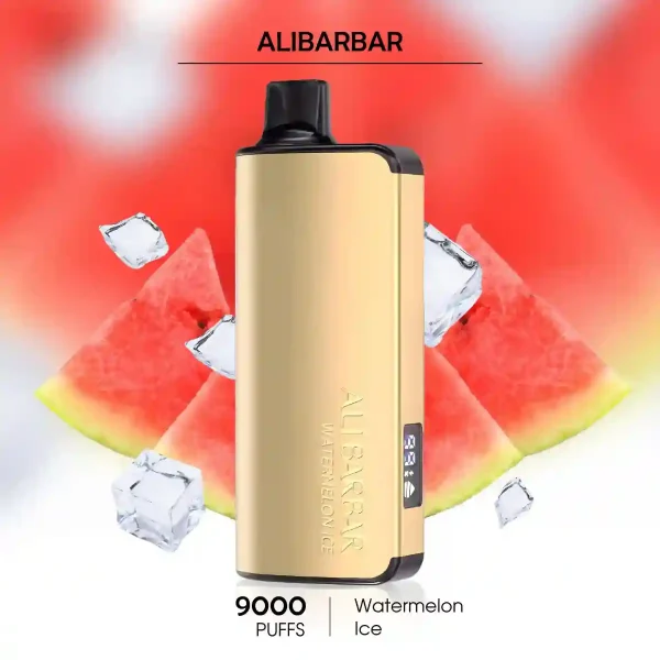 Buy Watermelon Ice Alibarbar Ingot 9000 Puffs at Super Vape Store Online