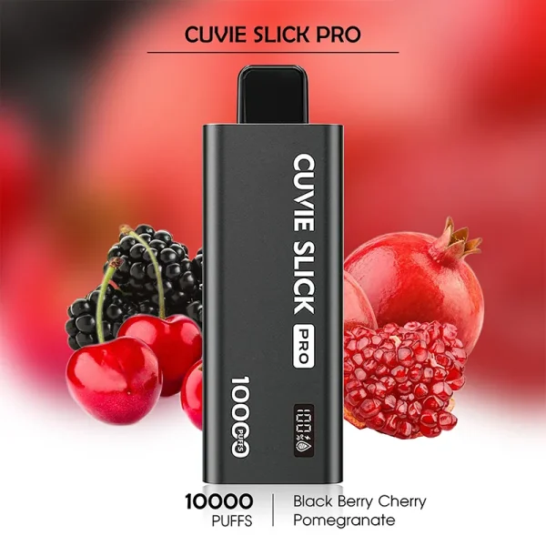 Blackberry Cherry Pomegranate HQD CUVIE Slick Pro 10000 Puffs – Top Pick at Vapes Shop Online