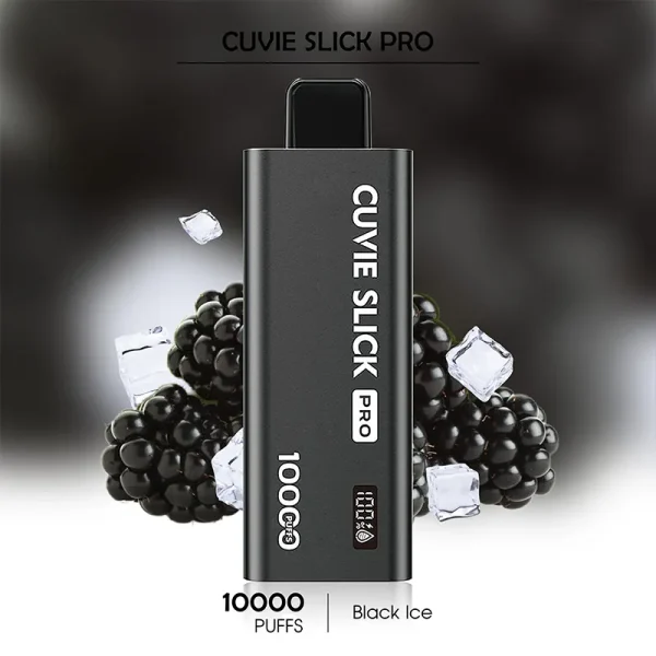 Black Ice HQD CUVIE Slick Pro 10000 Puffs – Best Vape Australia Choice