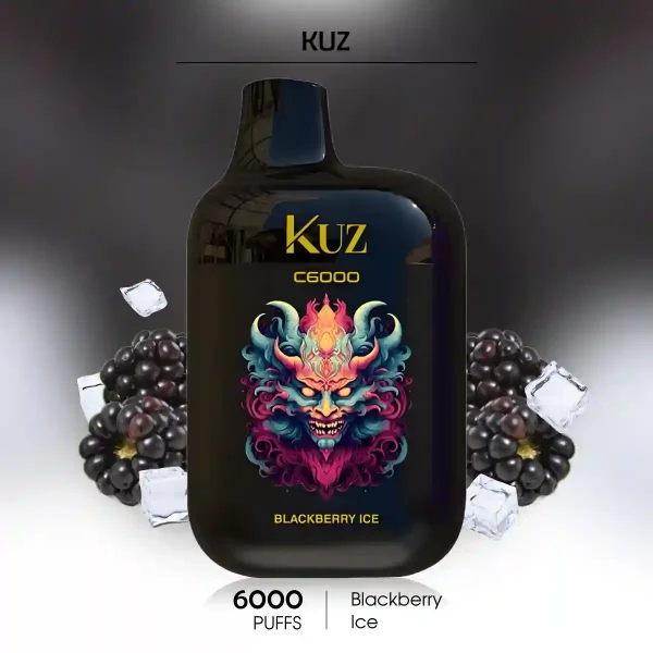 Blackberry Ice KUZ C6000 Puffs | Vape Supplies Australia