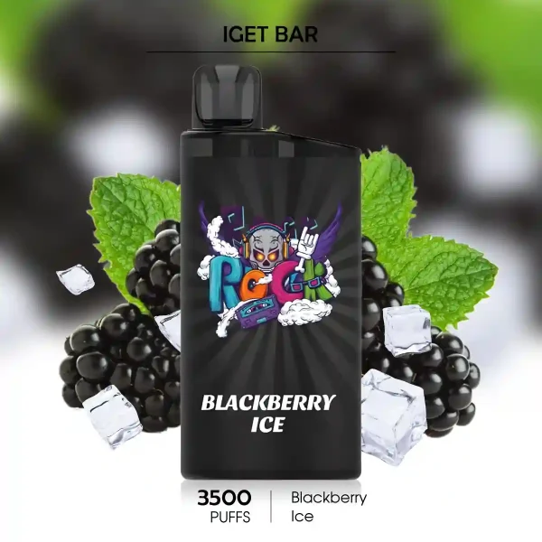 Blackberry Ice IGET BAR 3500 Puffs – Cool & Smooth Hit from I GET Vape