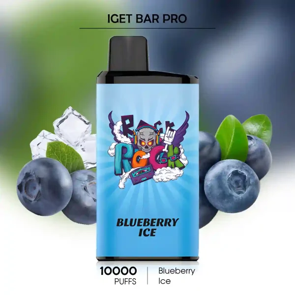 Sydney Vape Deal – Blueberry Ice IGET Bar Pro 10000 Puffs for a Cool and Refreshing Vape Experience