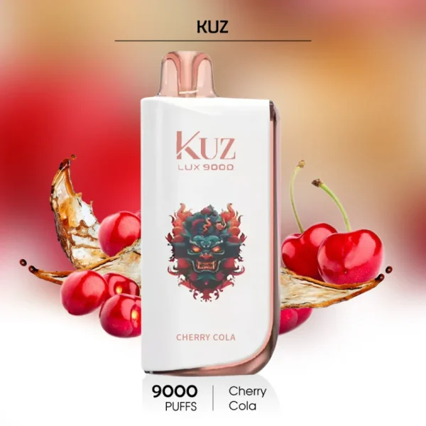 Cherry Cola KUZ LUX 9000 Puffs | Explore Bold KUZ Vape Flavours