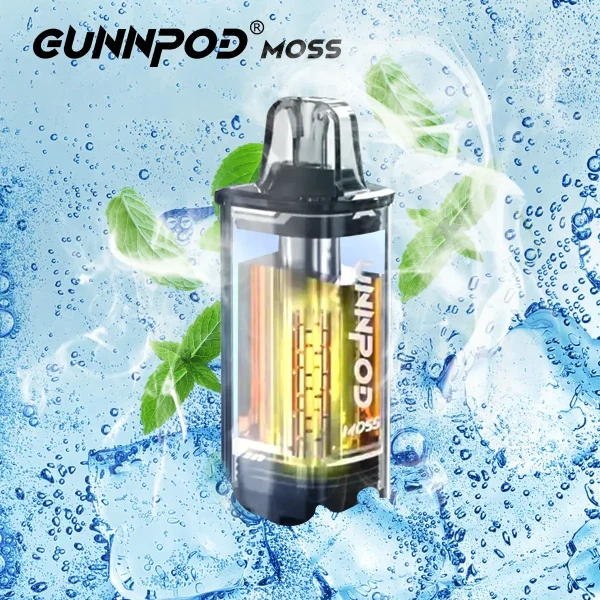Cool Mint Gunnpod Moss 8000 Puffs – Refreshing Vape from Top Vape Shop Australia