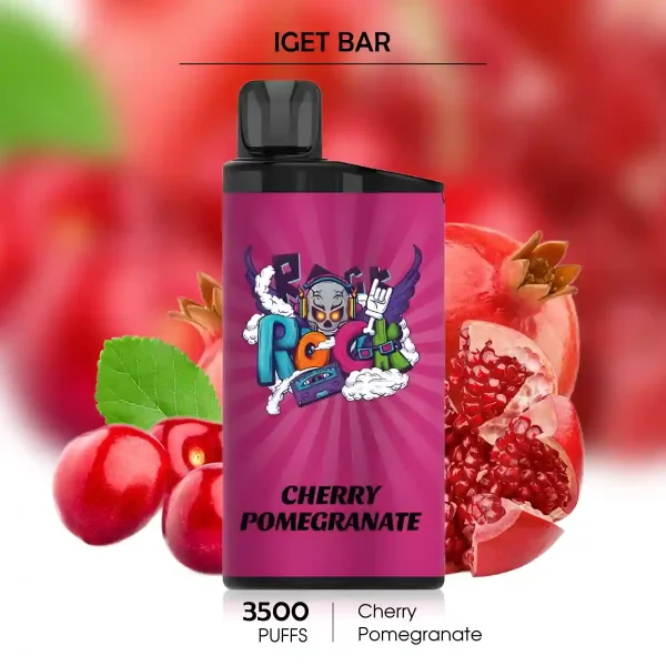 Cherry Pomegranate IGET BAR 3500 Puffs – Buy from Online Vape Store Australia