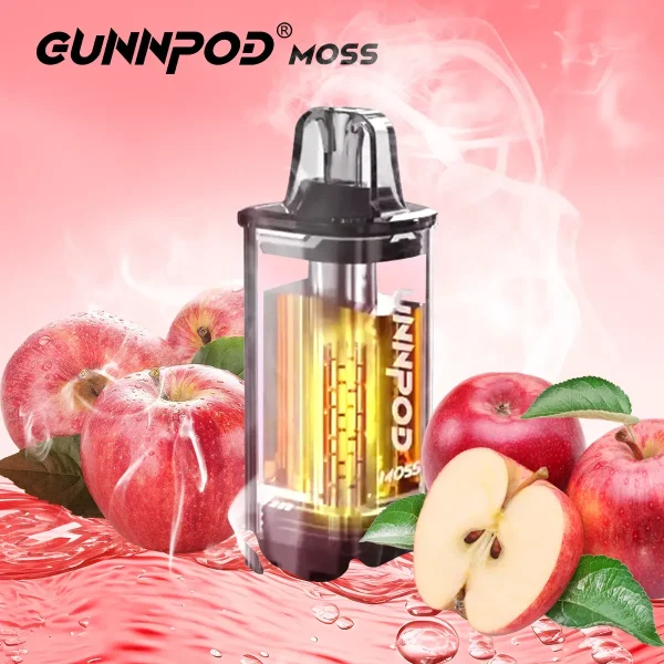 Double Apple Shisha Gunnpod Moss 8000 Puffs – Bold Flavour Vapes AUS