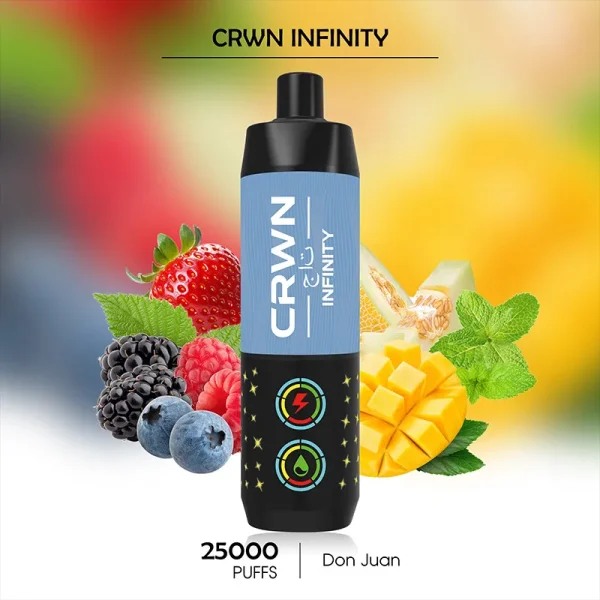 Don Juan CRWN Infinity 25000 Puffs – Smooth & Bold Vape Buy Online Deal
