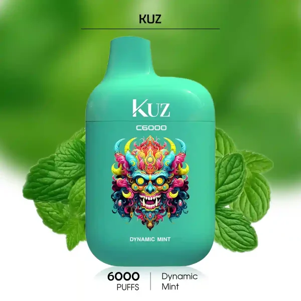 Shop Dynamic Mint KUZ C6000 Puffs | Trusted Vape Online Store