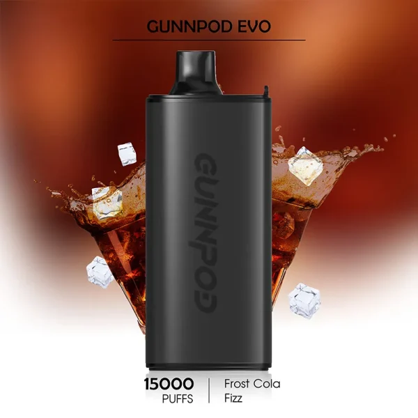 Buy Vapes Online Australia | Frost Cola Fizz Gunnpod Evo 15000 Puffs – Ultimate Cola Vape