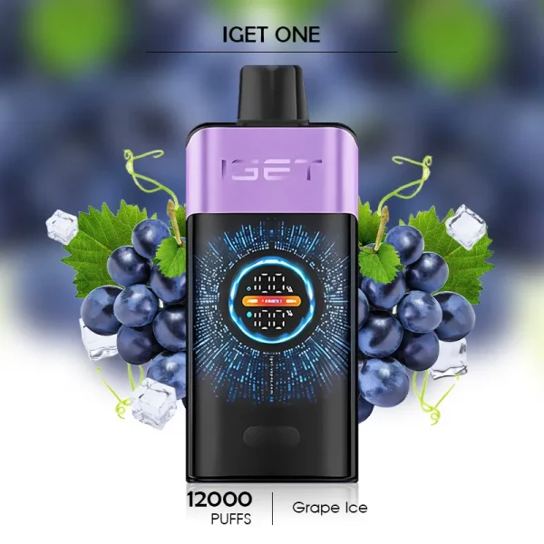 Vapes AU – Grape Ice IGET ONE 12000 Puffs