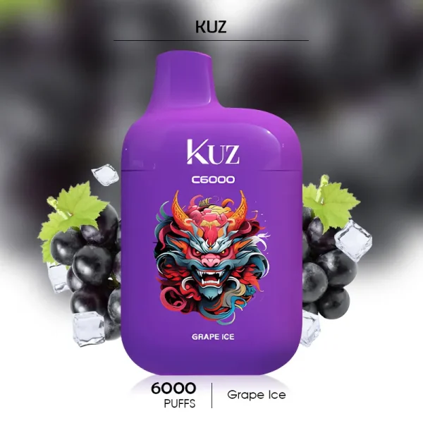 Grape Ice KUZ C6000 Puffs | Discover the Best Vape Flavour Today