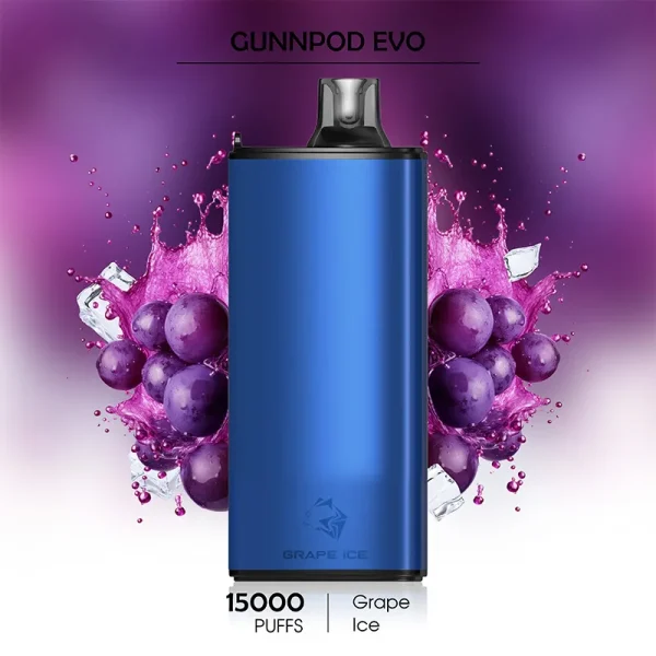 Grape Ice Gunnpod Evo 15000 Puffs