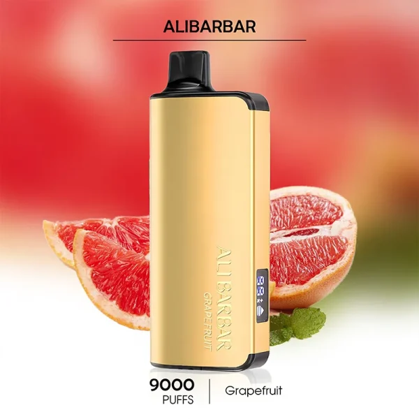 Buy Grapefruit Alibarbar Ingot 9000 Puffs – Top Vapes Online Australia