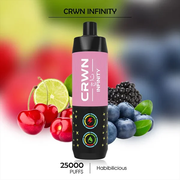 Habibilicious CRWN Infinity 25000 Puffs – Exotic Flavor from Vape Shop Australia Online
