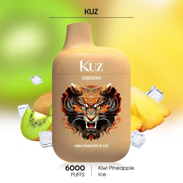 Kiwi Pineapple Ice KUZ C6000 Puffs | Shop the Cheapest Vapes Online