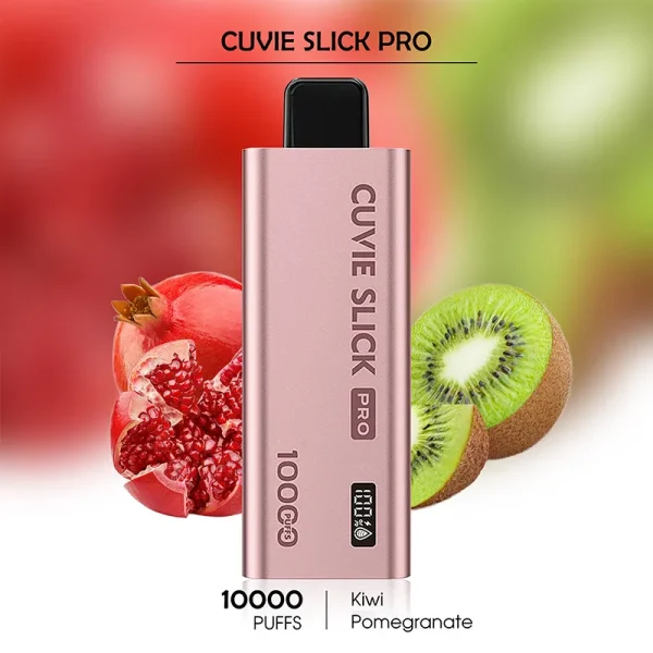 Kiwi Pomegranate HQD CUVIE Slick Pro 10,000 Puffs – Premium Disposable Nicotine Vape Australia