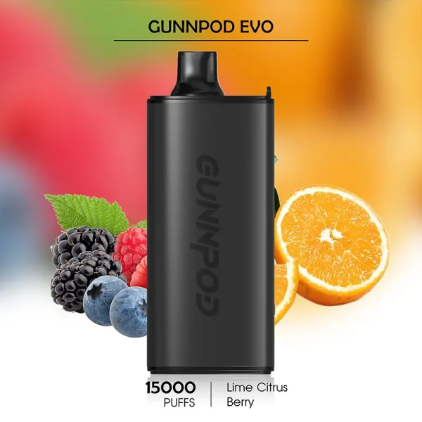 Shop Lime Citrus Berry GUNNPOD EVO 15000 Puffs | Premium Online Vapes