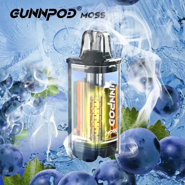 MR Blue Gunnpod Moss 8000 Puffs – Premium Pod Vapes Experience