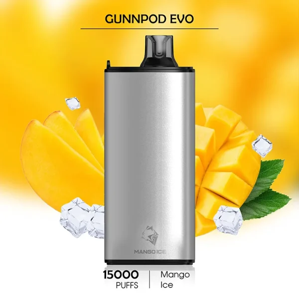 Mango Ice Gunnpod Evo 15000 Puffs | Premium Pharmacy Vape Australia