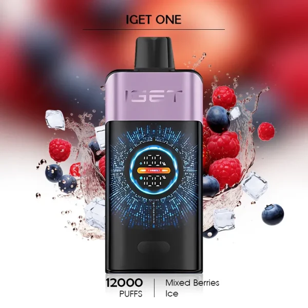 Best Disposable Vapes Australia – Mixed Berries Ice IGET ONE 12000 Puffs