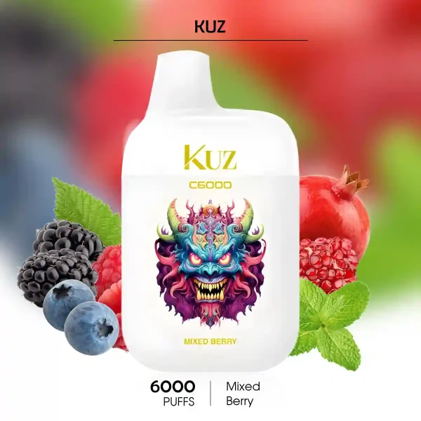Mixed Berry KUZ C6000 Puffs | Explore Premium Vape Flavours
