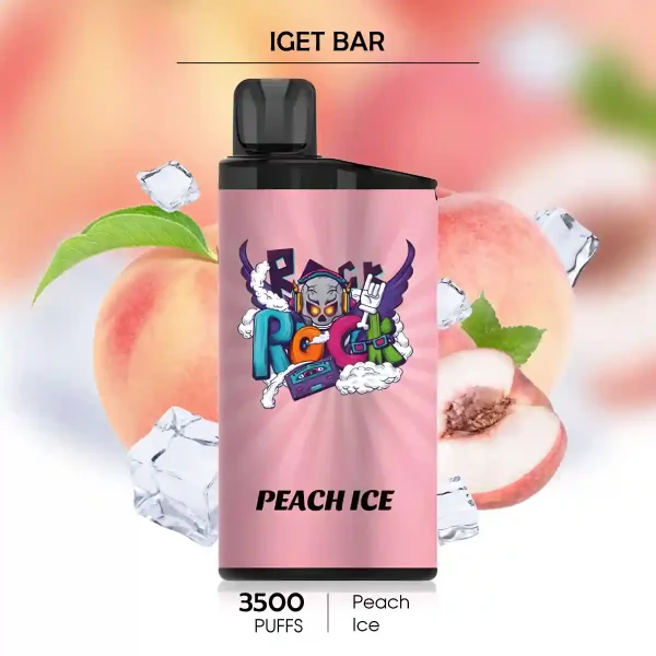 Peach Ice IGET BAR 3500 Puffs – Chill Flavour from Vape Pharmacy Australia