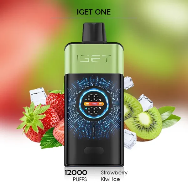 IGET Disposable Vape - Strawberry Kiwi Ice IGET ONE 12000 Puffs