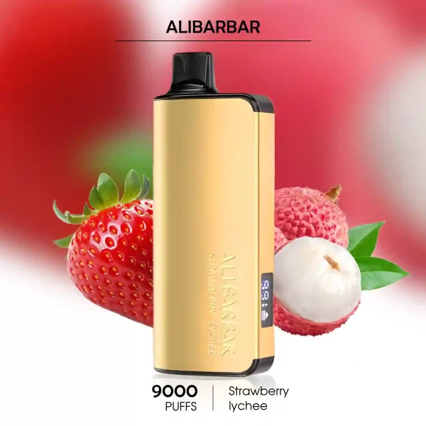 Buy Strawberry Lychee Alibarbar Ingot 9000 Puffs at Leading Vape Shops
