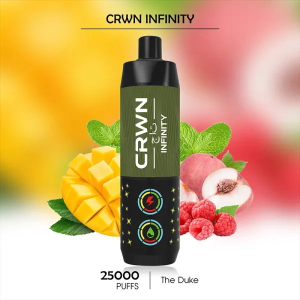 The Duke CRWN Infinity 25,000 Puffs – Regal Choice for Vapes Buy Online
