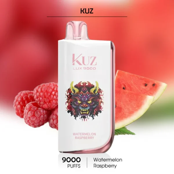 Watermelon Raspberry KUZ LUX 9000 Puffs | Premium Vape Supplies Online