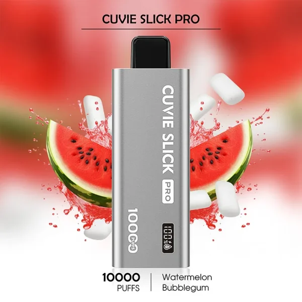 Watermelon Bubblegum HQD CUVIE Slick Pro 10,000 Puffs – Order Vapes Online Australia Today