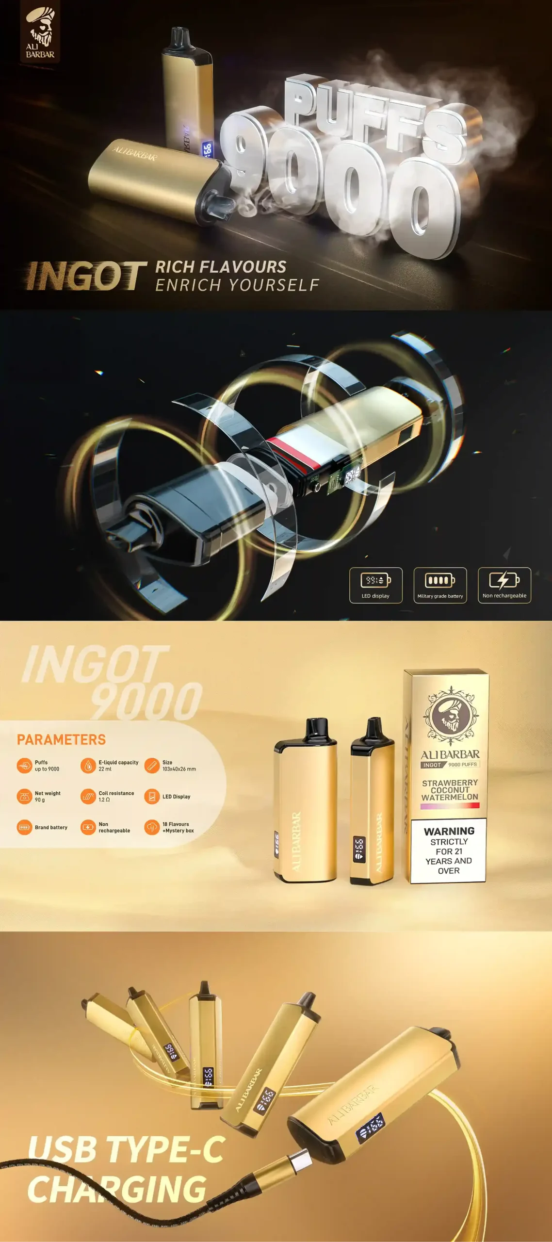 The Ultimate Guide to Alibarbar Vapes 9000 Puffs