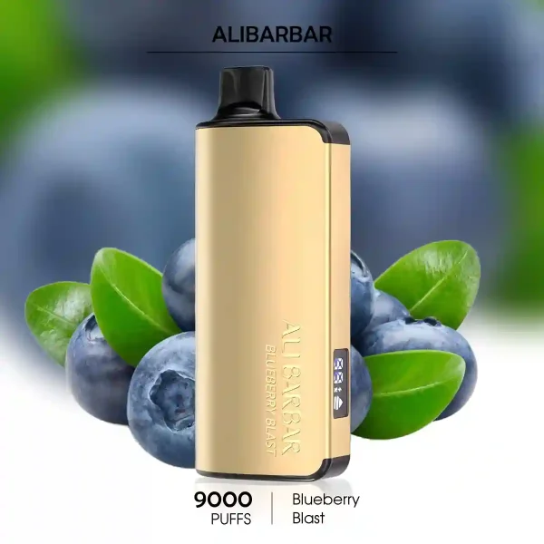 Shop Blueberry Blast Alibarbar Ingot 9000 Puffs at a Trusted Vape Store