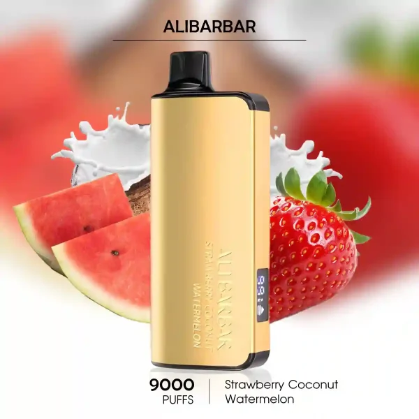 Alibarbar Ingot Strawberry Coconut Watermelon - 9000Puffs