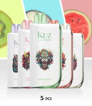 KUZ LUX 9000 Puffs 5pcs | Top Vapes Disposable for Smooth Hits