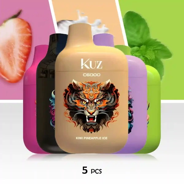 Vape Wholesale | KUZ C6000 Puffs 5 Pack at Discounted Prices