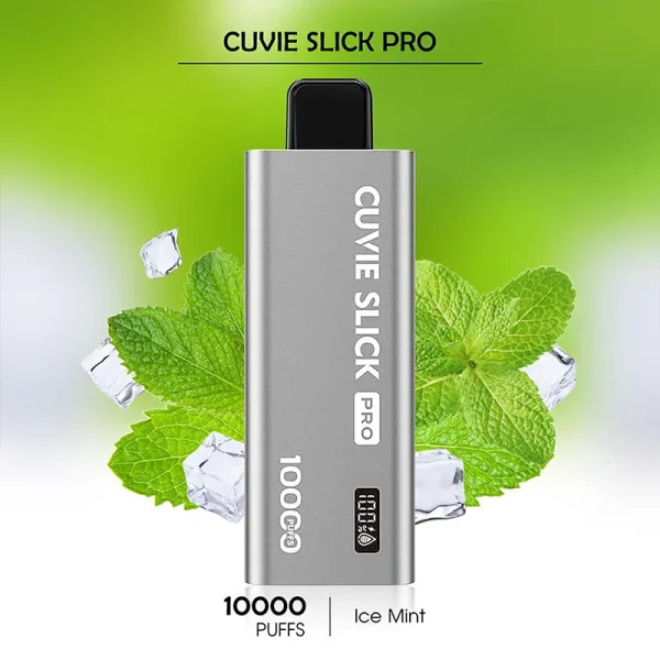 LCE Mint HQD CUVIE Slick Pro 10,000 Puffs – Best Disposable Nicotine Vapes Australia