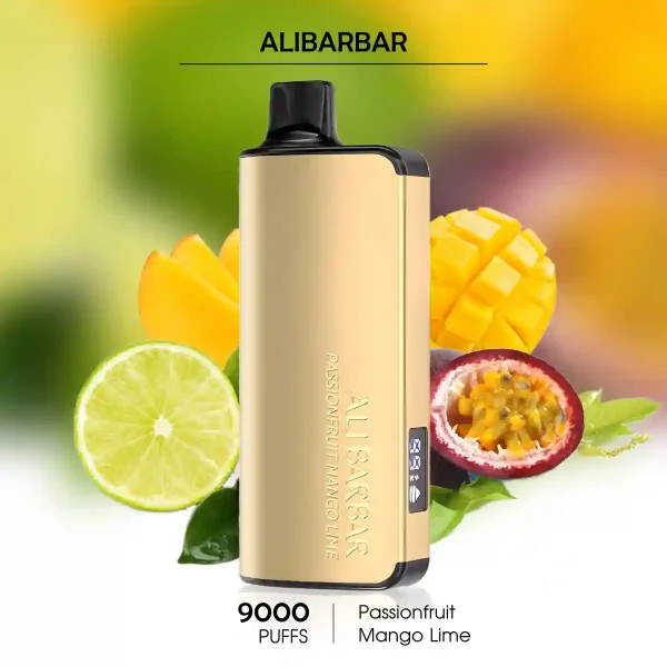 Shop Passionfruit Mango Lime Alibarbar Ingot 9000 Puffs - Best Vape Online Deal