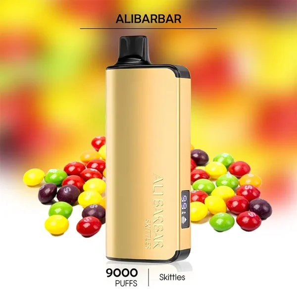 Skittles Alibarbar Ingot 9000 Puffs – Flavourful Nicotine Vape for Sweet Lovers
