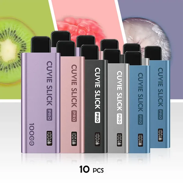 HQD CUVIE Slick Pro 10000 Puffs 10pcs – Exclusive Deal from Your Super Vape Shop