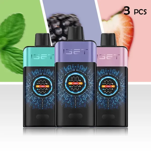 Nicotine Vape Pharmacy | IGET ONE 12000 Puffs - 3pcs