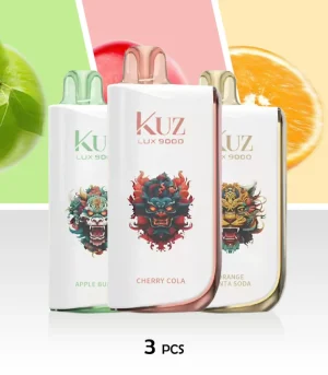 KUZ LUX 9000 Puffs 3pcs | Vapes Cheap Deals You Can’t Miss