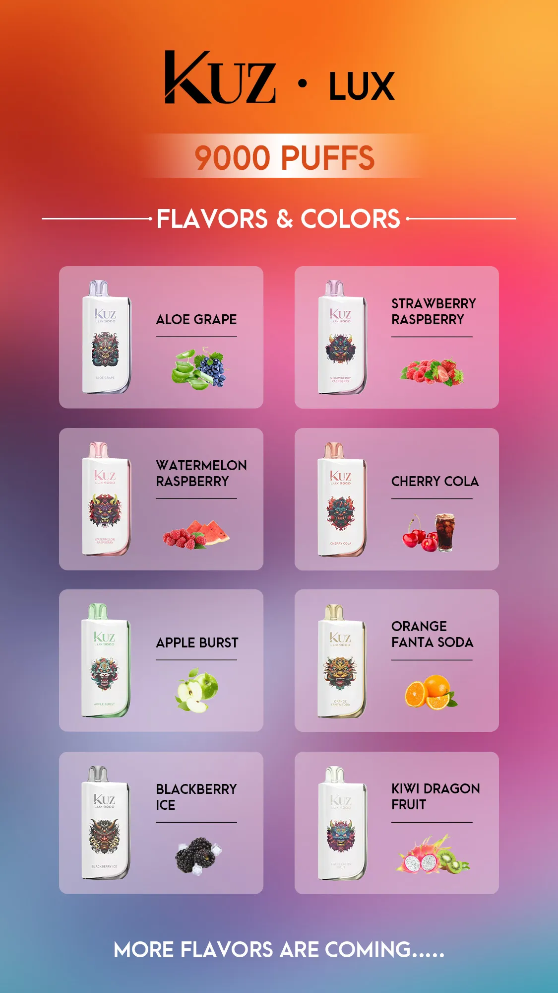 The Ultimate Guide to KUZ Vape LUX 9000: Flavours-Features and Where to Buy in Australia