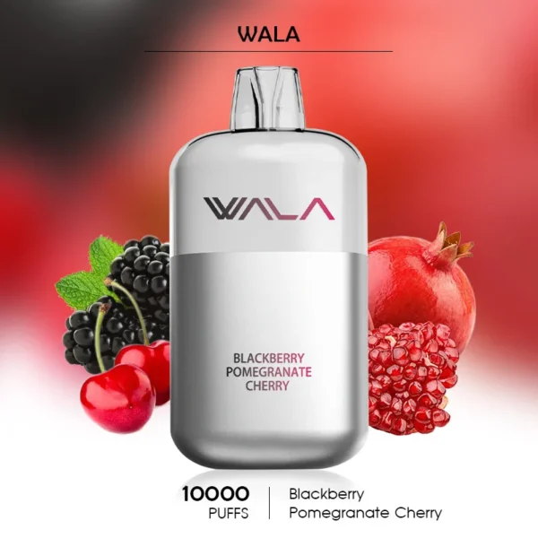 Wala Vapes – Blackberry Pomegranate Cherry – 10000 Puffs