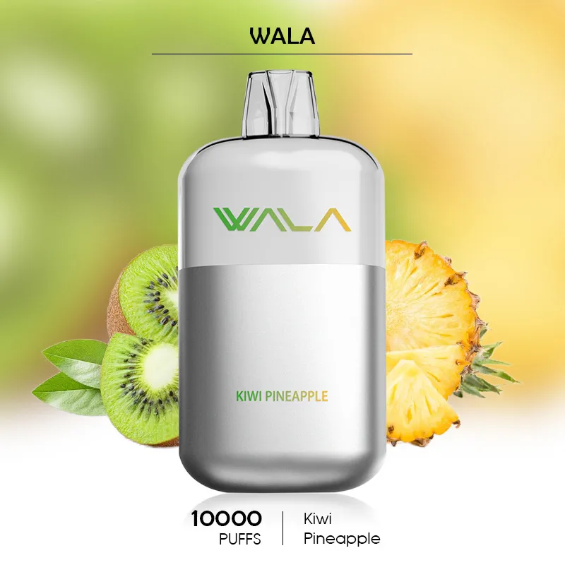 Kiwi Pineapple.webp Wala Vapes - Kiwi Pineapple - 10000 Puffs